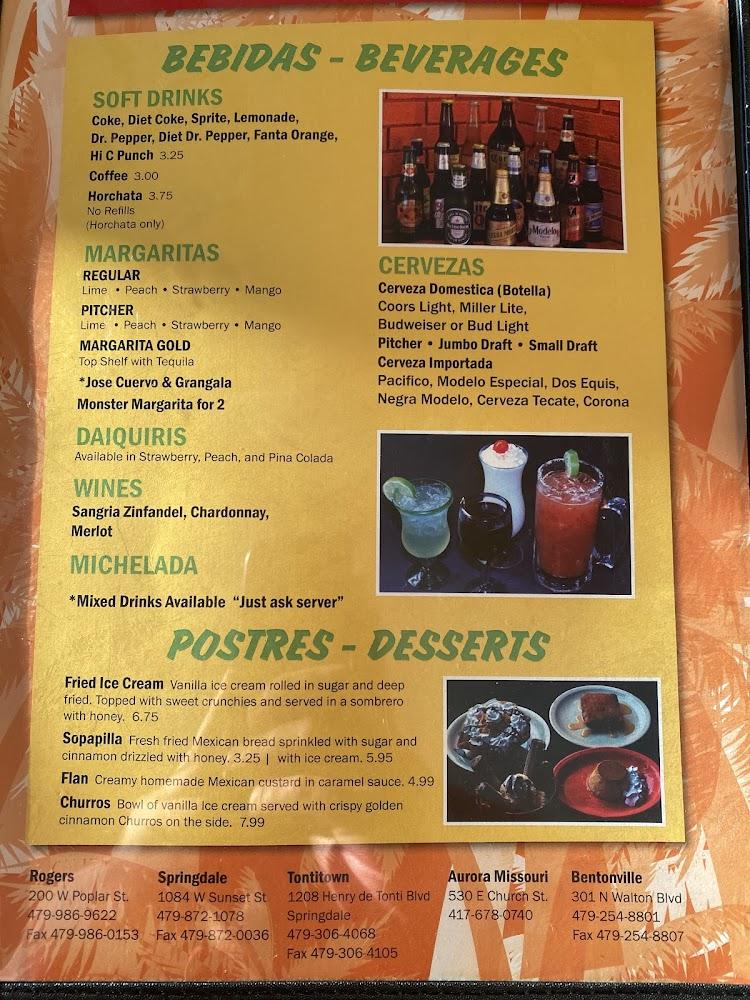 Las Palmas - Menu Scan 1