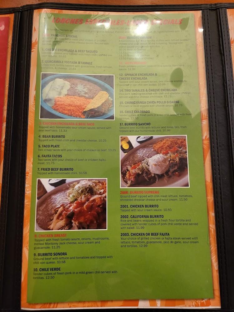 Las Palmas - Menu Scan 2